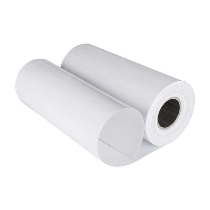 White Glossy Plastic PVC Film